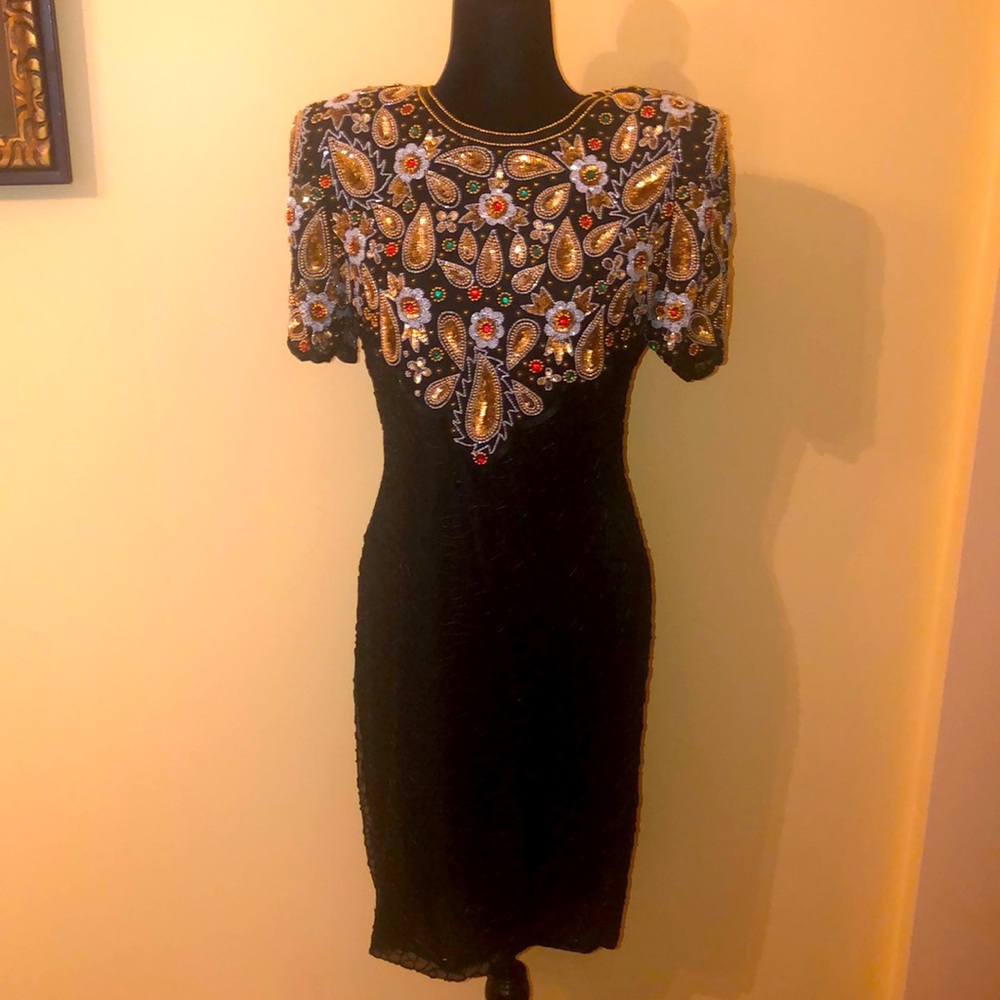 RARE Vintage Sequin Cocktail Dress